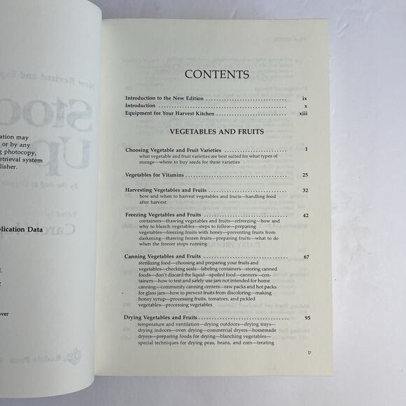 Stocking Up By Carol Stoner Food Processing Preserving Canning Recipes Hardcover - Picture 5 of 13